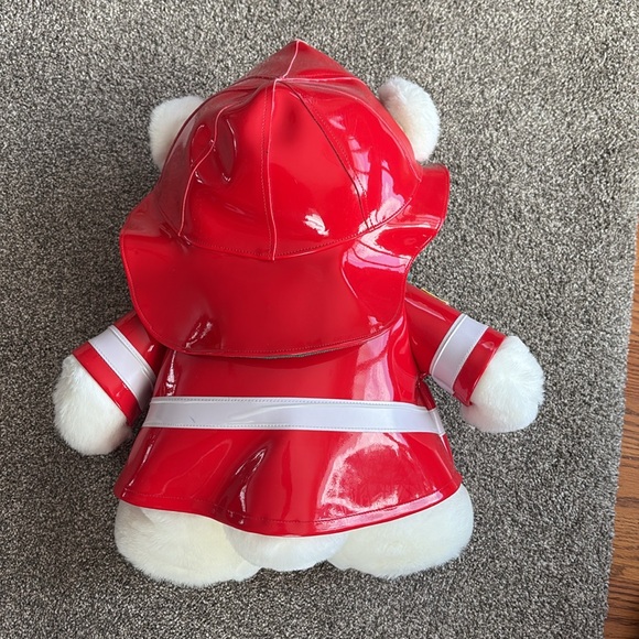 1996 Dayton’s Santa Bear New with Tag Vintage Fireman Stuffed Santa Bear - Picture 4 of 7